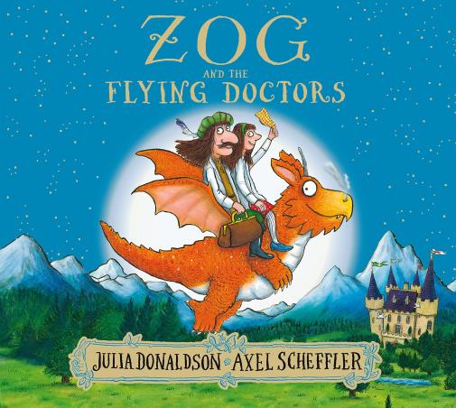 Book cover number 1 for Zog And The Flying Doctors written by Julia Donaldson published by Alison Green Books