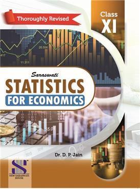 Book cover number 1 for Saraswati Statistics For Economics Class 11 written by D. P. Jain published by New Saraswati House (India) Pvt. Ltd.