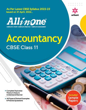Book cover number 1 for All In One Accountancy Class 11 CBSE (2022-23) written by Richa Makkar, Parul Jain published by Arihant Prakashan