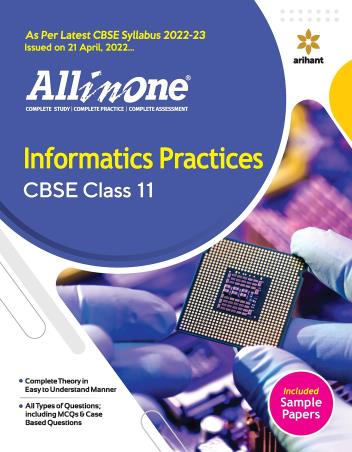 Book cover number 1 for All In One Informatics Practices Class 11 CBSE (2022-23) written by Neetu Gaikwad published by Arihant Prakashan