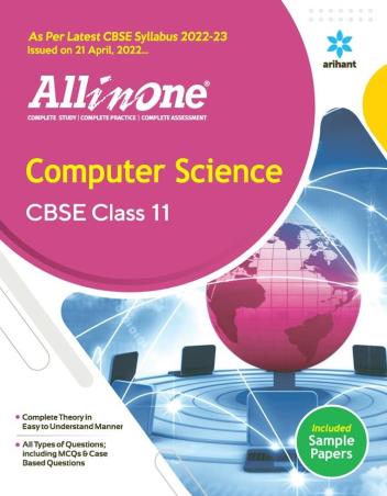 Book cover number 1 for All In One Computer Science Class 11 CBSE (2022-23) written by Neetu Gaikwad published by Arihant Prakashan
