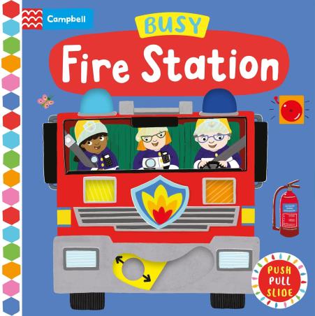 Book cover number 1 for Busy Fire Station written by Campbell Books published by Campbell Books