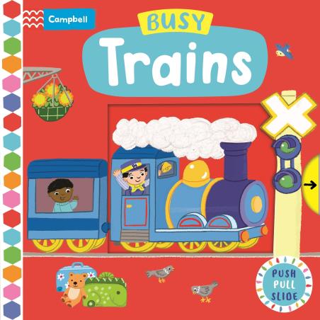 Book cover number 1 for Busy Trains written by Campbell Books published by Campbell Books