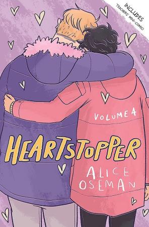 Book cover number 1 for Heartstopper Volume 4 written by Alice Oseman published by Hodder Children's Books