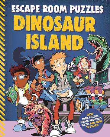 Book cover number 1 for Escape Room Puzzles : Dinosaur Island written by NA published by Kingfisher