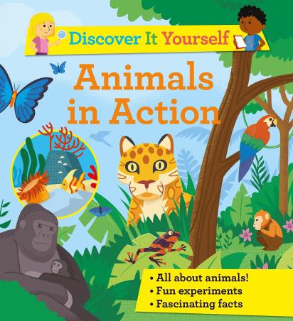 Book cover number 1 for Discover It Yourself : Animals In Action written by Sally Morgan published by Pan Macmillan