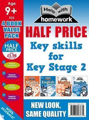 Book cover number 1 for Help With  Homework Half Price Key Skills For Key Stage 2 (4 Book Value pack) written by NA published by Autumn Publishing