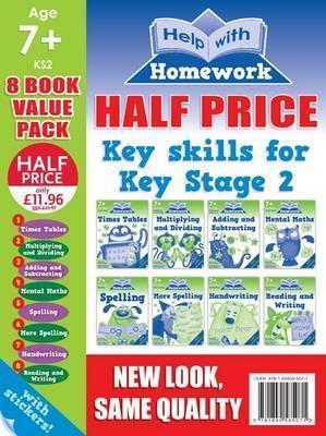 Book cover number 1 for Help With  Homework Half Price Key Skills For Key Stage 2 (8 Book Value pack) written by NA published by Autumn Publishing