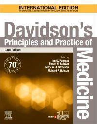 Book cover number 1 for Davidson's Principles And Practice Of Medicine written by Ian D. Penman, Stuart H. Ralston, Mark W. J. Strachan, Richard Hobson published by Elsevier