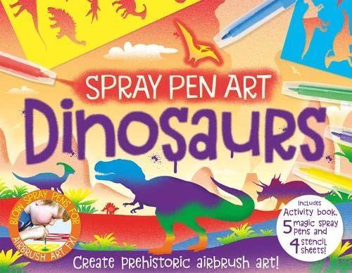 Book cover number 1 for Spray Pen Art : Dinosaurs written by Susie Linn published by Imagine That Publishing Ltd