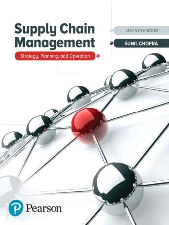 Book cover number 1 for EBook Supply Chain Management: Strategy, Planning, And Operation written by Sunil Chopra published by Pearson Education