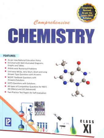 Book cover number 1 for Comprehensive Chemistry Class 11 written by S. K. Khanna, N. K. Verma published by Laxmi Publications (P) Ltd.