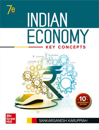 Book cover number 1 for Indian Economy - Key Concepts written by Sankarganesh Karuppiah published by McGraw Hill Education Private Limited