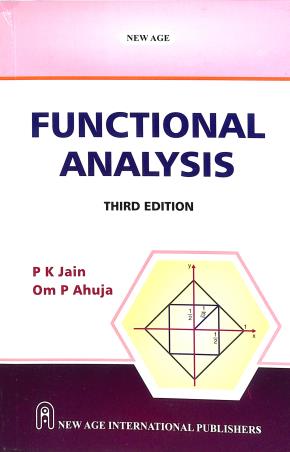 Book cover number 1 for Functional Analysis written by P. K. Jain, Om P. Ahuja published by New Age International (P) Limited, Publishers