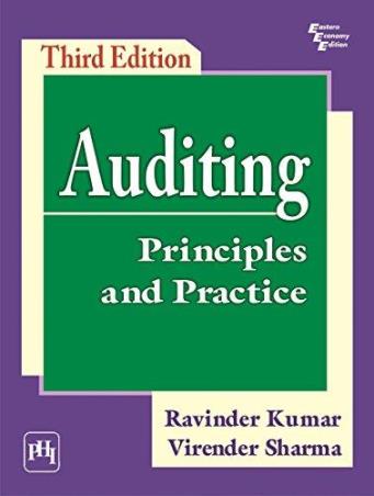 Book cover number 1 for Auditing : Principles And Practice written by Ravinder Kumar, Virender Sharma published by PHI Learning Private Limited