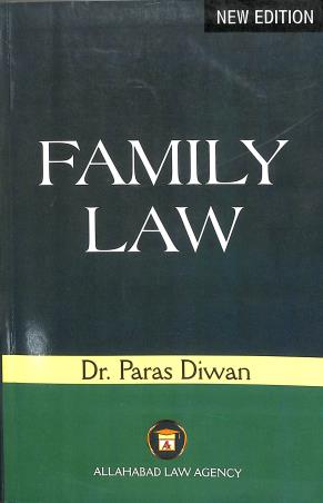 Book cover number 1 for Family Law written by Paras Diwan published by Allahabad Law Agency