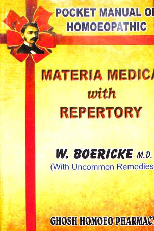 Book cover number 1 for Materia Medica With Repertory written by W. Boericke published by Rup Publications