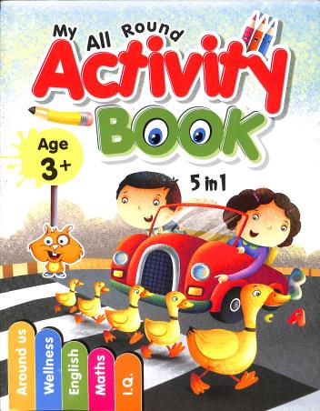 Book cover number 1 for My All Round Activity Book 5 In 1 Age 3+ written by NA published by Bluebird Books