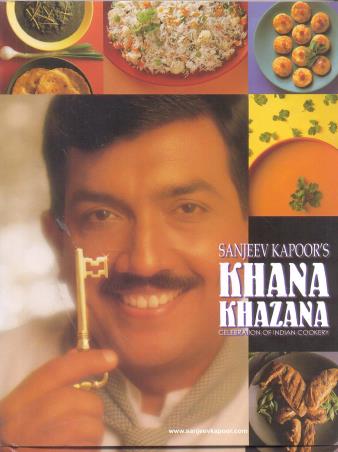 Book cover number 1 for Sanjeev Kapoor's Khana Khazana : Celebration Of Indian Cookery written by Sanjeev Kapoor published by Popular Prakashan