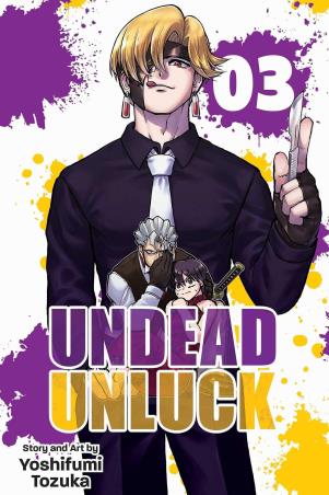 Book cover number 1 for Undead Unluck Volume 3 written by Yoshifumi Tozuka published by Viz Media