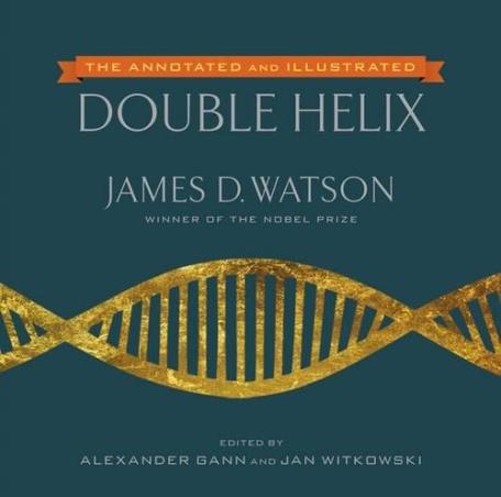Book cover number 1 for The Annotated and Illustrated Double Helix written by James D. Watson published by Simon & Schuster