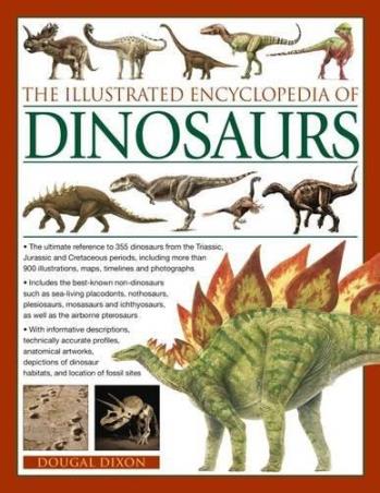 Book cover number 1 for Illustrated Encyclopedia Of Dinosaurs written by NA published by Hermes House