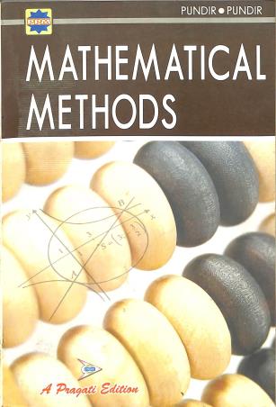 Book cover number 1 for Mathematical Methods written by Sudhir K. Pundir published by Pragati Prakashan