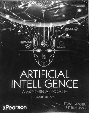 Book cover number 1 for Artificial Intelligence : A Modern Approach written by Stuart Russell published by Pearson Education