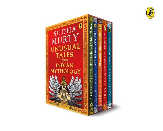 Book cover number 1 for Unusual Tales From Indian Mythology (Set Of 5 Books) written by Sudha Murty published by Puffin