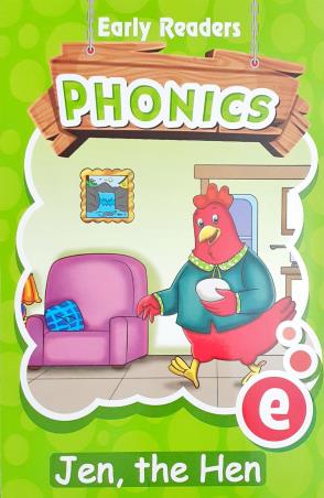 Book cover number 1 for Early Readers Phonics : Jen, The Hen - E written by Shradha Anand published by Blueberry Books