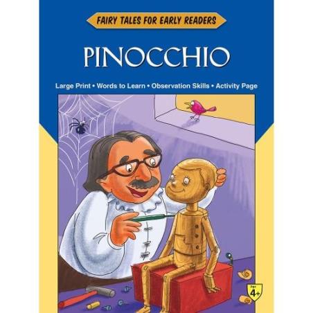 Book cover number 1 for Fairy Tales Early Readers : Pinocchio written by Carlo Collodi published by Shree Book Centre