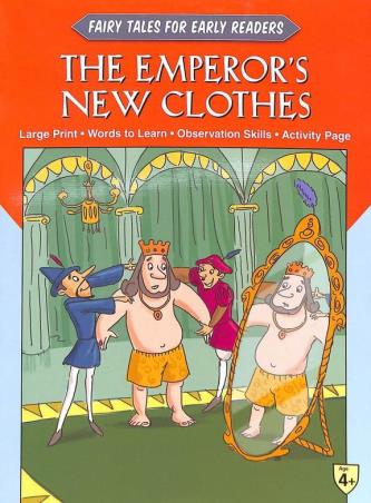 Book cover number 1 for Fairy Tales Early Readers : The Emperor's New Clothes written by Hans Christian Andersen published by Shree Book Centre