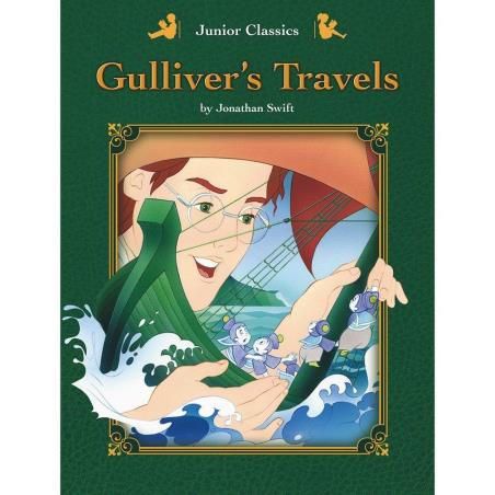 Book cover number 1 for Junior Classics : Gulliver's Travels written by Jonathan Swift published by Shree Book Centre