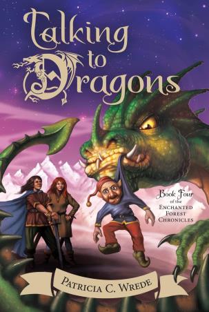 Book cover number 1 for Talking To Dragons written by Patricia C. Wrede published by Houghton Mifflin Harcourt Publishing Company