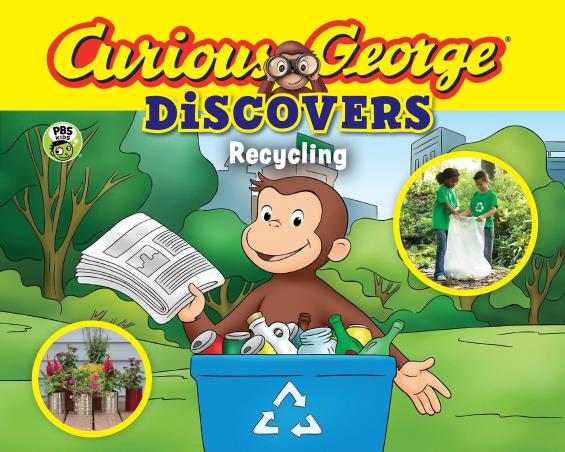 Book cover number 1 for Curious George - Discovers Recycling written by H. A. Rey published by ‎Clarion Books