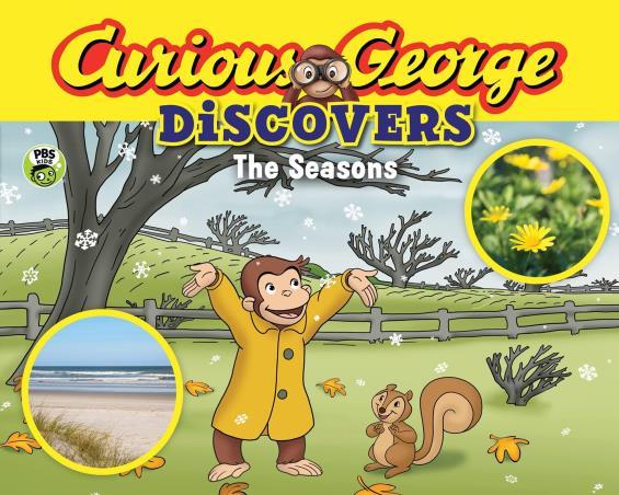 Book cover number 1 for Curious George - Discovers The Seasons written by H. A. Rey published by ‎Clarion Books