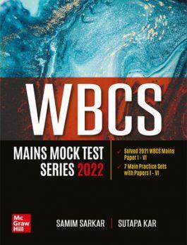 Book cover number 1 for WBCS Mains Mock Test Series 2022 written by Sutapa Kar, Samim Sarkar published by McGraw Hill Education Private Limited