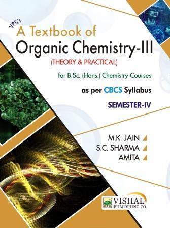 Book cover number 1 for A Textbook Of Organic Chemistry 3 (Theory & Practical) Semester 4 written by M. K. Jain, S. C. Sharma, Amita published by Vishal Publishing Co.
