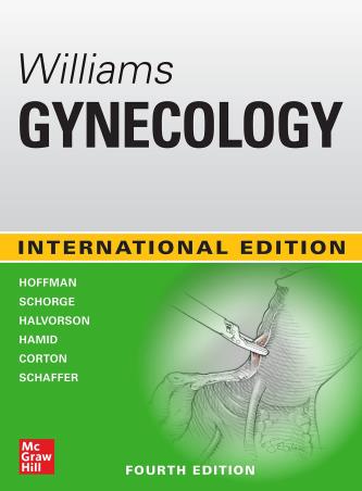 Book cover number 1 for Williams Gynecology written by Barbara L. Hoffman, John O. Schorge, Karen D. Bradshaw, Lisa M. Halvorson, Joseph I. Schaffer, Marlene M. Corton published by McGraw Hill Education Private Limited