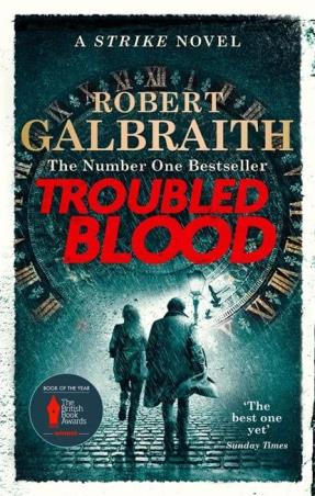 Book cover number 1 for Troubled Blood written by Robert Galbraith published by Sphere