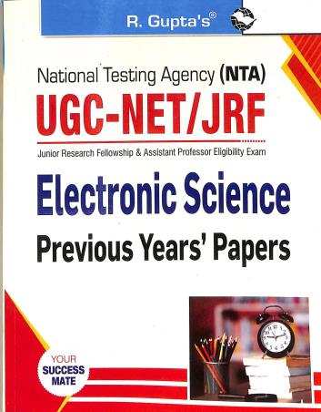 Book cover number 1 for NTA UGC-NET/JRF Electronic Science Previous Years' Papers written by R. Gupta published by Ramesh Publishing House
