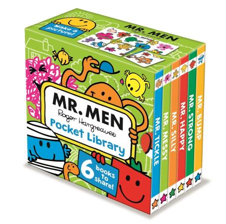 Book cover number 1 for Mr. Men Pocket Library (Set Of 6 Books) written by Roger Hargreaves published by Farshore