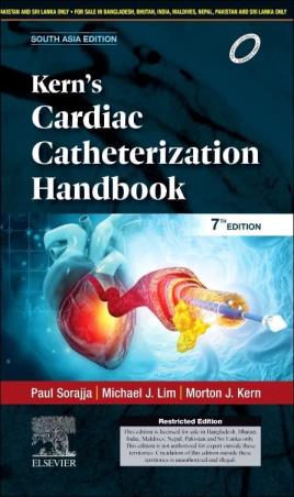Book cover number 1 for Kern's Cardiac Catheterization Handbook written by Paul Sorajja, Michael J. Lim, Morton Kern published by Elsevier