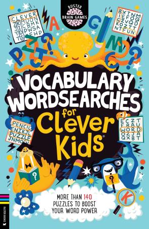 Book cover number 1 for Vocabulary Wordsearches For Clever Kids written by Gareth Chris published by Buster Books