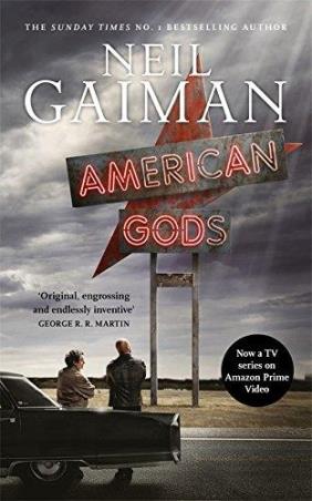 Book cover number 1 for American Gods written by Neil Gaiman published by Headline Book Publishing