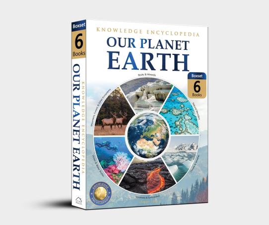 Book cover number 1 for Knowledge Encyclopedia Our Planet Earth (Set Of 6 Books) written by NA published by Wonder House