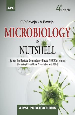 Book cover number 1 for APC Microbiology In Nutshell written by C. P. Baveja, V. Baveja published by Arya Publications