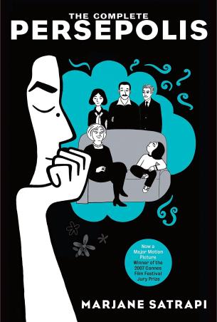 Book cover number 1 for The Complete Persepolis written by Marjane Satrapi published by Random House