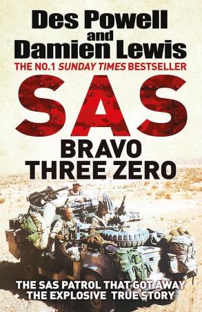 Book cover number 1 for Sas Bravo Three Zero written by Damien Lewis, Des Powell published by Quercus