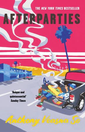 Book cover number 1 for Afterparties written by Anthony Veasna So published by Grove Press